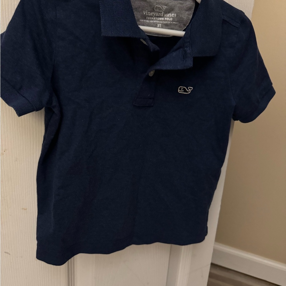 Vineyard Vines Kids Classic Navy Polo